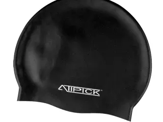 Gorro natacion silicona en bolsa. negro