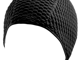 Gorro natacion de aire en caucho. bolsa. Negro