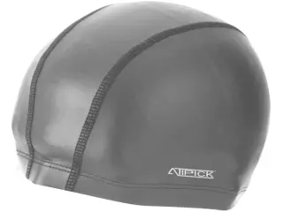 Gorro natacion poliuretano. bolsa. Gris