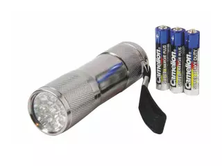 Linterna alum. 9 led+ 3 AAA IMPERMEABLE