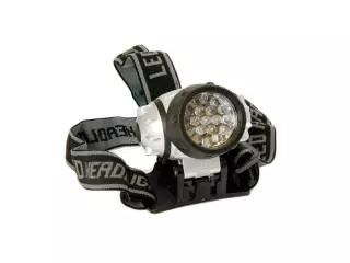 Linterna frontal 19 led + 3 AAA Linterna frontal impermeable, 19 LEDS 3 combinaciones + 3 x LR03-AAA