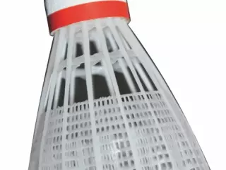Tubo 6 volantes badminton. velocidad rápida (rojo)