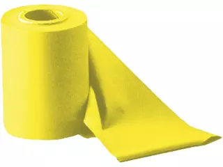 Rollo 15m banda látex.15x0.45 cm. amarillo