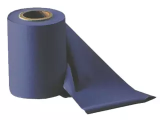 Rollo 15m banda látex.15x0.65 cm. azul