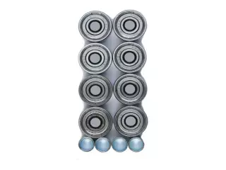 Blíster 8 cojinetes ABEC7 Chrome