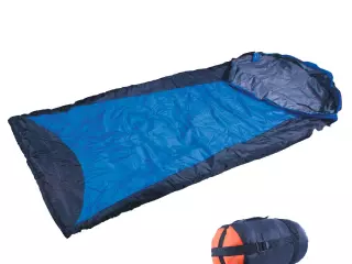 Saco Ultralight (190+30)x75CM.Negro/azul