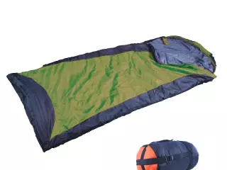Saco Ultralight (190+30)x75CM.Negro/verde
