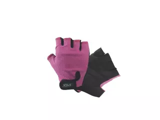 Guantes halterofilia mod."MESH".  malla acolchada en GEL . Rosa Talla XL