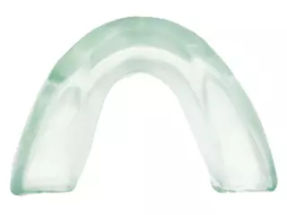 Protector bucal simple junior TRANSPARENTE. en estuche