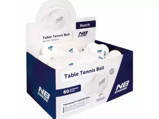 Caja 60 pelotas NB MATCH BLANCO