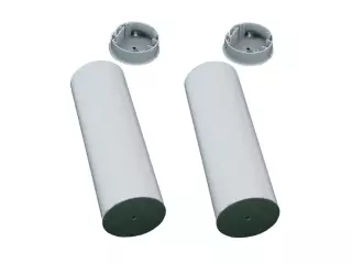 Anclajes para postes aluminio Ø90mm. Tenis, Voleibol, Padel, Multideporte. Jgo.
