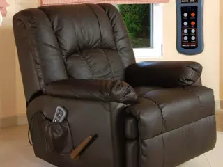 SILLON de masaje  MARRON/NEGRO PREMIUM