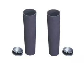 Anclajes para postes metalicos Ø80mm. Tenis, Voleibol, Padel, Multideporte. Jgo.