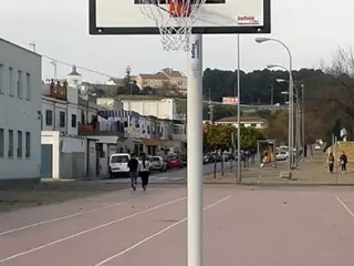 JUEGO CANASTAS GALVANIZADAS MINIBASKET MONOTUBUBO 1O NEW T14 MM FIJAS CON BASE ANCLAJE-SIN TABLERO,ARO