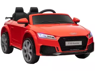 Coche Eléctrico para Niños de 3+ Años Audi TT Eléctrico 12V con Velocidad 3 km/h Mando a Distancia 102x60x44 cm
