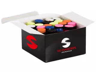 CAJA OVERGRIPS SOFTEE MULTICOLOR (100 UDS) PADEL