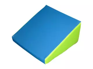 FIGURA RAMPA PEQUEÑA 60X60X30 CM, AZUL/VERDE