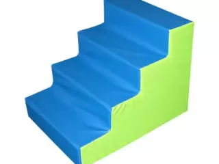 FIGURA ESCALERA MEDIANA 80X60X60CM - AZUL/VERDE, 80X60X60