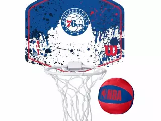 SET MINICANASTA WILSON NBA TEAM MINI HOOP 76ERS