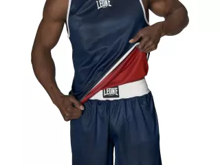 Camiseta Leone 1947 Técnica doble azul/rojo “Double face” AB214