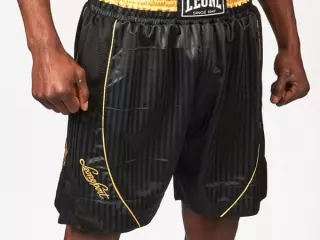 PANTALON BOXEO “PREMIUM” AB240 BLANCO/NEGRO