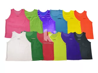 PETO CERRADO CALADO - 12 COLORES, 3 TALLAS FUTBOL