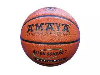 Balón Baloncesto Sonoro. Caucho Ø240mm.
