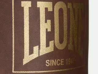 AT844 Saco de boxeo leone 1947 Vintage marron/negro 60 kg y 170 X35CM