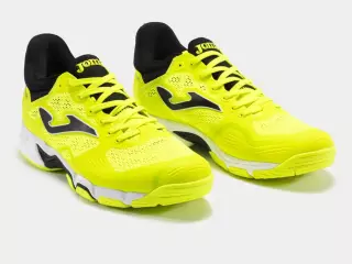 Zapatillas balonmano Breston 24 unisex blanco fucsia/AMARILLO