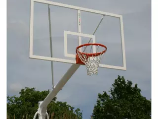 JUEGO CANASTAS BALONCESTO POSTE 140MM EXTENSION 1,65 FIJAS METACRILATO