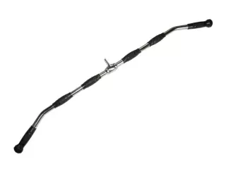 Barra para jalones en polea 97 cm dorsal