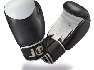GUANTES JU SPORTS PLUS PU 10 OZ NEGRO / BLANCO BOXEO