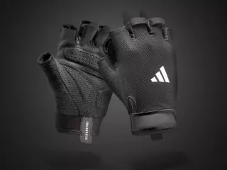 ADIDAS GUANTES DE ENTRENAMIENTO ESSENTIAL BCK/WHT BLANCO HALTEROFILIA FITNESS