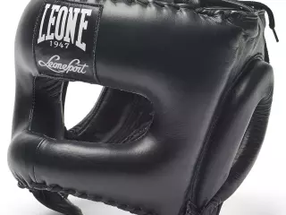 CS433 Casco de boxeo Leone 1947 “The Greatest” negro/BLANCO preguntar stock