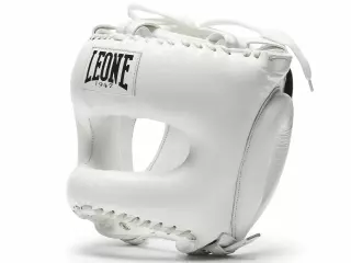 CS433 Casco de boxeo Leone 1947 “The Greatest” blanco