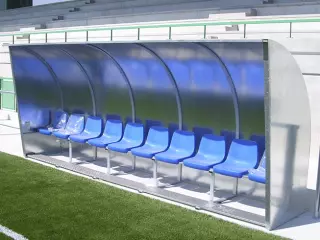Banquillo suplentes fijo antivandálico “Tauro”