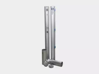 Postes tenis y pádel aluminio. Sección redonda