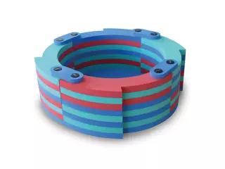 Balsa flotante cesta
