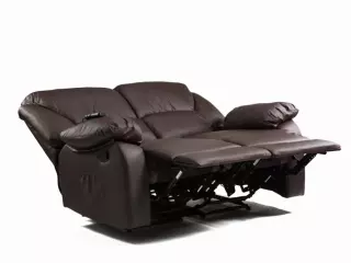 ECODE Sofa Canapé Dos Plazas Reclinable con Masaje ECO-8590/2 Marrón/NEGRO/BEIGE