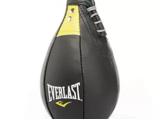 EVERLAST PERA KANGAROO SPEED BAG 9?x6? BLACK BOXEO PUNCHING PIEL