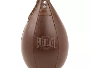 EVERLAST PERA 1910 SPEED BAG 9"x6" MARRÓN punching boxeo CUERO