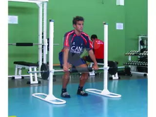 Soporte de barras para Cargadas y Sentadillas. (par)squat rack