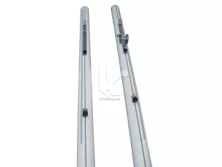 POSTES DE VOLEIBOL ALUMINIO, Ø 120 MM, PARA ANCLAR (TENSOR CON CABRESTANTE)