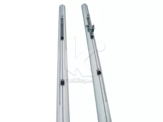 POSTES MULTIDEPORTE/MULTIALTURAS, ALUMINIO Ø120 MM, PARA ANCLAR (EX53) VOLEY