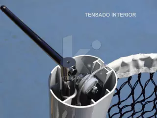 POSTES MULTIDEPORTE/MULTIALTURAS, ALUMINIO Ø120 MM, TRASLADABLES (EX54) VOLEY