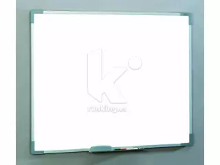 PIZARRA MAGNÉTICA ACERO VITRIFICADO BLANCO. MARCO DE ALUMINIO. 122X150CM