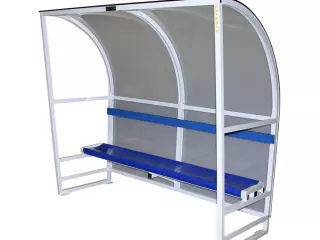 Marquesina suplentes 4 m asiento individual 4-5 PLAZAS
