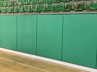 Protección de la pared del pabellón DEPORTIVO