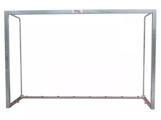 JUEGO PORTERIAS GALVANIZADAS F.SALA/BALONMANO METALICAS TRASLADABLES 80X80MM CON BASE 80X40MM