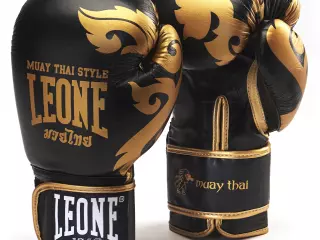 GN031 Guantes de Boxeo Leone 1947 “Muay Thai” GEL Color NEGRO#